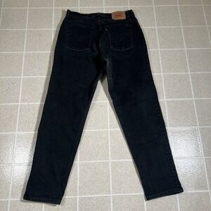 Vintage Levi's 550 Relaxed Fit Tapered Leg Black Jeans Women's 14 Reg M (32x30)